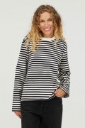 MbyM - Bluse - Celia-M - Night Sky/Sugar Stripe