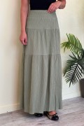 A-View - Nederdel - Gypsy Skirt - Army