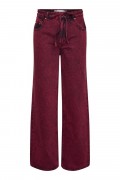 Y.A.S - Jeans - YAS Moon Hmw Jeans S. - Maroon Banner