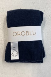 Oroblu - Strømpebukser - Nives Fine Wool Tights - Blue