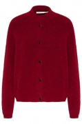 Gestuz - Cardigan - AlphaGZ Short Cardigan - Haute Red Melange