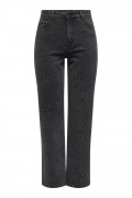 JDY - Jeans - Jdy Stine Stone Hw Straight Jeans - Black Denim