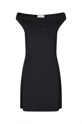 Modström - Kjole - HimaMD Off-shoulder Dress - Black