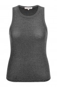 A-View - Top - Eva Tank Top - Black/Silver