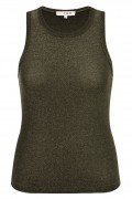 A-View - Top - Eva Tank Top - Black/Gold