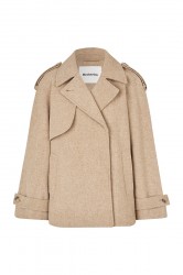 Modström - Jakke - EsmundMD Twill Jacket - Beige Twill Melange